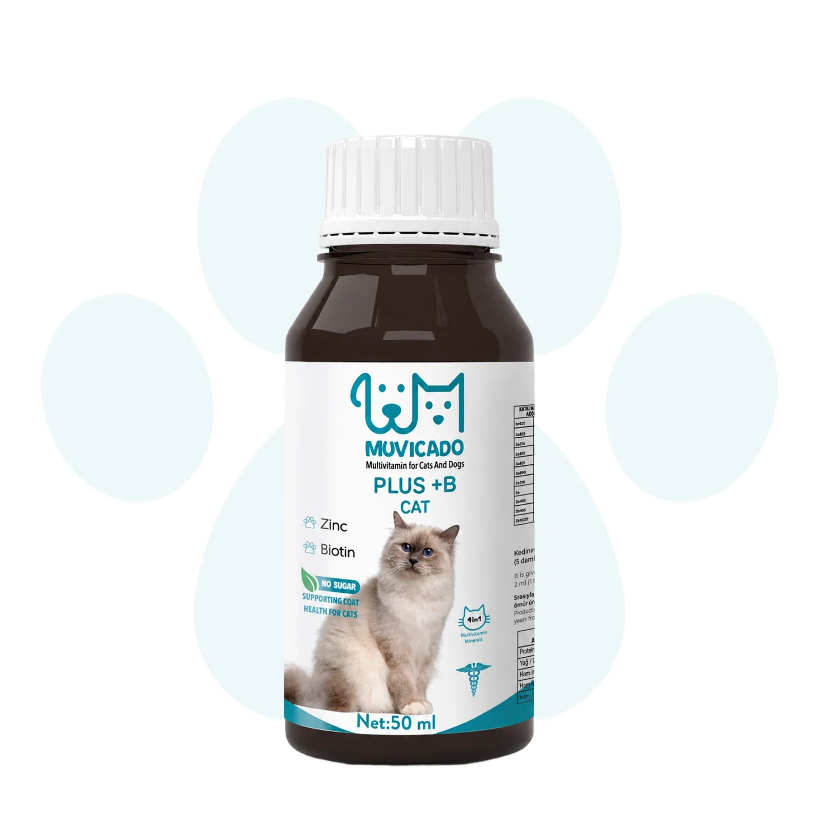 Muvicado Kedi Tüy Sağlığı Damlası 50 ml
