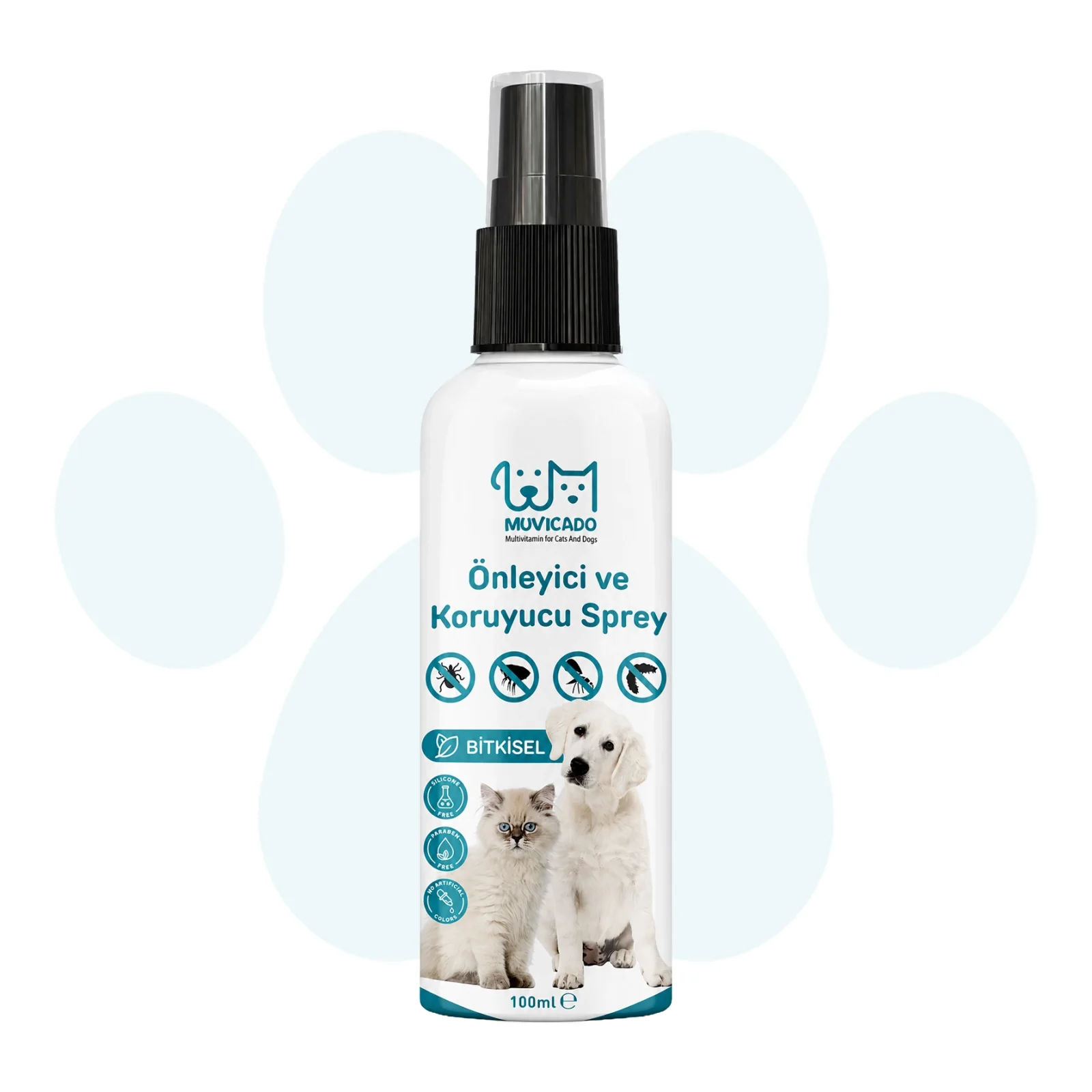 Muvicado Kedi Köpek Anti Parazit Sprey Bit Pire Kene Karşıtı